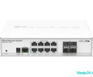 Cloud Router Switch, 8 x Gigabit, 4 x SFP 1.25 Gbps - Mikrotik CRS112-8G-4S-IN