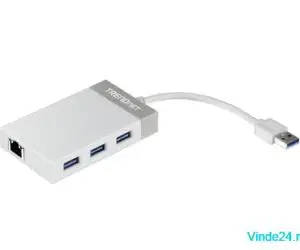 Adaptor USB 3.0 la Gigabit'Hub USB - TRENDnet TU3-ETGH3