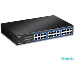 Switch GREENnet 24 porturi Gigabit - TRENDnet TEG-S24DG