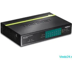 Switch 8 porturi Gigabit PoE/PoE+ 123W - TRENDnet TPE-TG80G