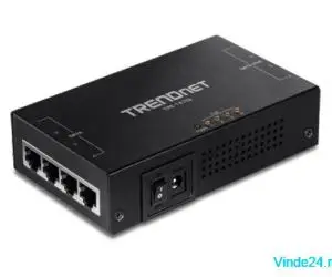 Injector Gigabit 4 x PoE+'putere 65W - TRENDnet TPE-147GI