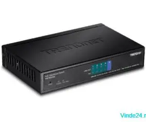 Switch 5 porturi - 4 Gigabit PoE+ 31W'1 x Gigabit - TRENDnet TPE-TG50ES