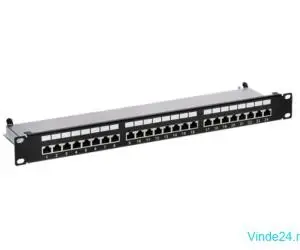 Patch Panel 1U'FTP cat6A'24 porturi RJ45 - ASYTECH Networking ASY-PP-FTP6A-24