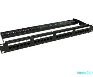 Patch Panel 1U'UTP cat6A'24 porturi RJ45 - ASYTECH Networking ASY-PP-UTP6A-24