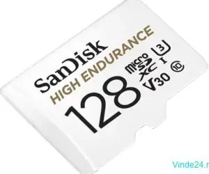 Card MicroSD 128GB'seria HIGH Endurance - SanDisk SDSQQNR-128G-GN6IA