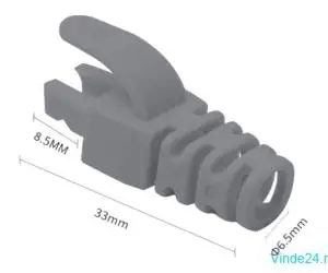 Manson mufa RJ45 gri, 100 buc. RJ45-CAP-GY