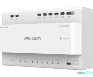 Distribuitor Video/Audio pentru 6 posturi - HIKVISION DS-KAD706