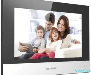 Monitor videointerfon Touch Screen TFT LCD 7 inch'conectare 2 fire'Wifi - HIKVISION DS-KH6320-WTE2