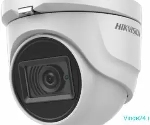 Camera supraveghere, 2 MP, lentila 2.8mm, IR 30m, Audio integrat - Hikvision DS-2CE76D0T-ITMFS-2.8mm