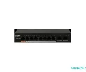 Switch Dahua PFS3010-8ET-96 PoE 8+2 porturi, RJ45, 30W, Max. 96W