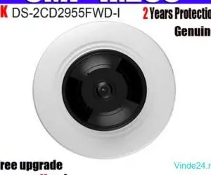 Camera supraveghere IP Dome Hikvision DS-2CD2955FWD-I, 5 MP, IR 8 m, 1.05 mm fisheye