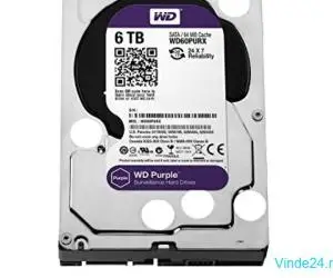 HDD Western Digital Surveillance Purple intern 6TB WD60PURX