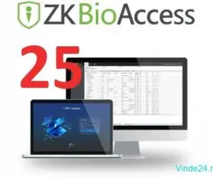 Licenta ZKBioAcces pentru 25 usi si 4000 utilizatori - Zkteco ZKBioAccess-25