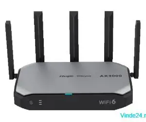 Router WiFi 6 Dual Band, 5 porturi GE, AX3000, Cloud Management - Ruijie RG-EG105GW-X