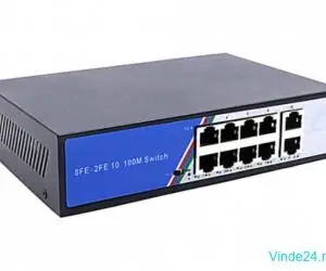 Switch PoE 8 10/100Mbps + 2 10/100/1000Mbps 125W - BestNPS NPS08F02GN