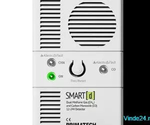 Detector de gaz metan si CO SMART [d] /12-24V - PRIMATECH 1DSMART124DA