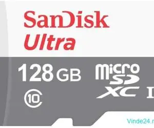 Card de memorie Sandisk micro SD Clasa 10 Ultra 128GB 100 Mbps - SDSQUNR-128G-GN3MA