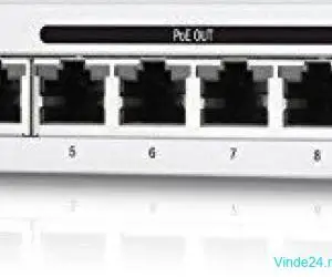 Switch PoE Ubiquiti UniFi cu 8 porturi gigabit - US-8-60W