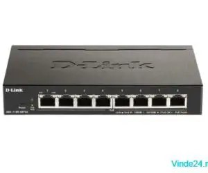 Switch 8 porturi 16 Gbps cu management D-Link DGS-1100-08V2