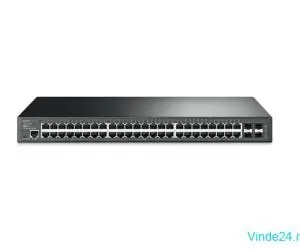 Switch 48 porturi Gigabit + 4 SFP Management TP-Link - TL-SG3452