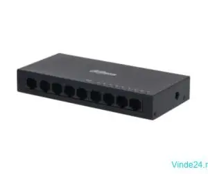 Switch 9 porturi, Unnmanaged Dahua PFS3109-8ET