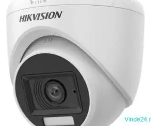 Camera supraveghere, 2MP, lentila 2.8mm, IR 20m, WL 20m, Microfon - Hikvision DS-2CE76D0T-LPFS-2.8mm