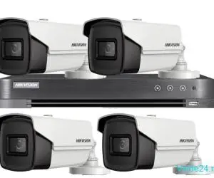 Sistem de supraveghere HIKVISION 4 camere 8MP 4 in 1, IR 60m, DVR 4 canale 4K 8MP