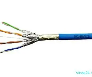 Cablu Schrack F/FTP Cat.6a, HSKP423HA5, 4x2xAWG23/1,500MHz, LS0H-3,Dca, albastru