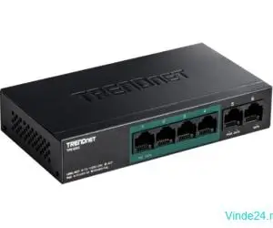 Switch 6 porturi Fast Ethernet - TRENDnet TPE-S50