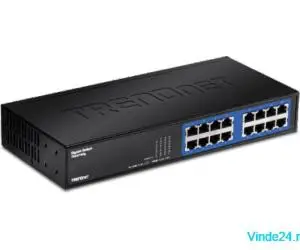 Switch GREENnet 16 porturi Gigabit - TRENDnet TEG-S16DG