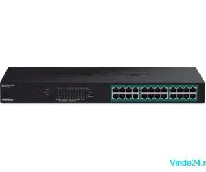 Switch 24 porturi Gigabit PoE+ 370W - TRENDnet TPE-TG240G