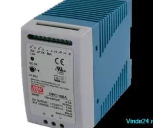 Sursa de alimentare in comutatie, 13.8V / 4.5A + 2.5A, sina DIN, backup - MEAN WELL DRC-100A