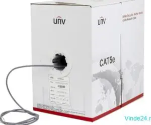 Cablu UTP cat.5e, OFC, 0.50 mm cupru - UNV CAB-LC2100B-IN