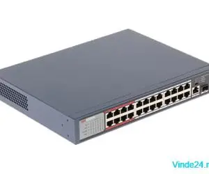 Switch 24 porturi PoE, 2 porturi uplink - HIKVISION