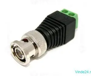 Conector BNC prindere surub pentru camere supraveghere