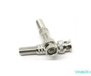 Conector mufa  BNC cu surub pentru cablu coaxial