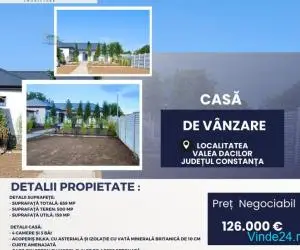 Casă de Vânzare în Valea Dacilor – Confort și Calitate