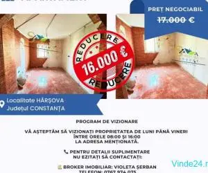 Apartament de vânzare, parter – Hârșova, zona Soveja